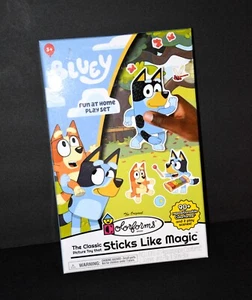 NIB Bluey Original Colorforms Picture Toy Sticks Like Magic Play At Home Scenes - Picture 1 of 2