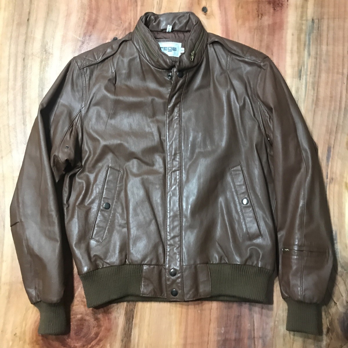 ジャケット・アウター 80s vtg A-2 real leather bomber jacket w れ*ん様 80s vtg A-2 real leather bomber jac