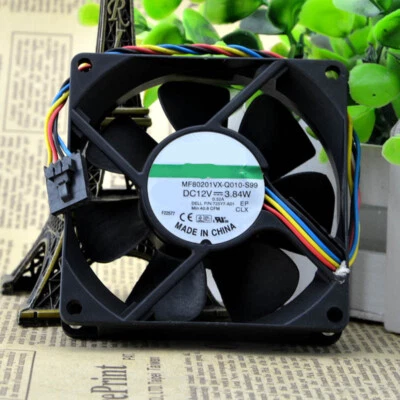 For SUNON MF80201VX-Q010-S99 80*80*20mm 12V 3.84W 0.32A Cooling Fan 4pin PWM - Image 1 of 4