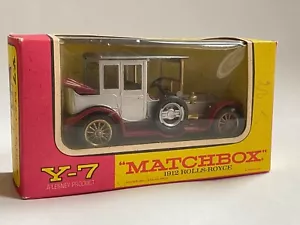 Matchbox Models of Yesteryear Y-7 ROLLS-ROYCE 1912 rot / silber in OVP - Bild 1 von 4