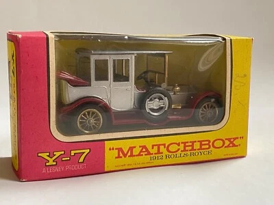 Matchbox Models of Yesteryear Y-7 ROLLS-ROYCE 1912 rot / silber in OVP - Bild 1 von 4