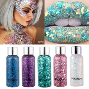 Eye Glitter Clail Hair Body Face Glitter Gel Art Flash Pailletten Lose H - Bild 1 von 17