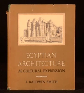 1938 First Edition Earl Baldwin Smith Egyptian Architecture Cultural Expression - Imagen 1 de 6