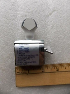 Gummistempel für Lehrer 12 Sätze zum Stempeln Hausaufgaben (do over, see me etc.) - Bild 1 von 5