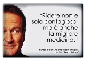 MAGNETE FRIGO AFORISMI FRASI CELEBRI FAMOSE CITAZIONI ROBIN WILLIAMS NEI FILM - Foto 1 di 1
