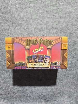 New Harry Potter & Sorcerer's Stone Uno Special Edition Card Trunk Game Sealed - Image 1 of 4