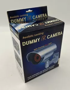 Dummy IR Camera Realistic Looking With Flashing Red Light In or OUtdoor use New - Picture 1 of 8