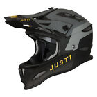 Helm BMX JUST1 JDH Mips Dual Grau/Gelb Fluo / Kohlenstoff
