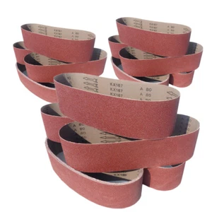 100x915mm Schleifbänder Schleifband Körnung P40 P60 P80 P100 P120 P150 P180 P240 - Bild 1 von 6
