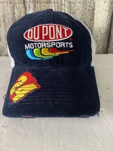 Jeff Gordon DuPont Motorsports NASCAR #24 Trucker Hat Navy Blue/white New - Picture 1 of 9