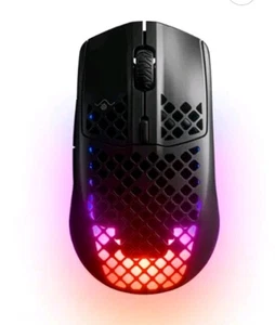 SteelSeries Aerox 3 Ultra Lightweight Wireless Optical Gaming Mouse Black - Picture 1 of 6