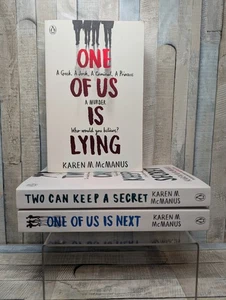 Karen M.McManus One Of Us...Special Edition Paperbacks x3 - Imagen 1 de 7