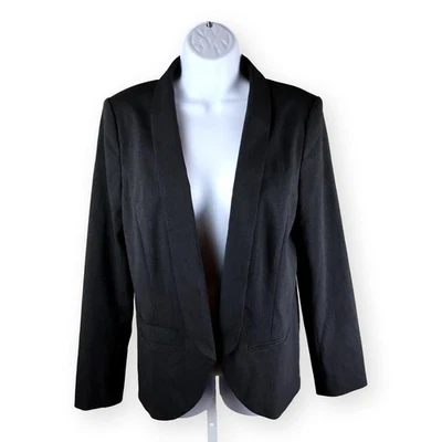 Trouve 黑色开口前瀑布式西装外套 S — 第 1/4 张图片