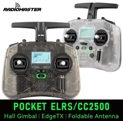 RadioMaster Pocket ELRS 2.4GHz Transmitter Charcoal Remote Control RC FPV - Image 1 of 4