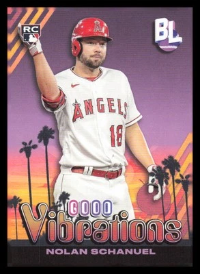 2024 Topps Big League Good Vibrations #GV21 Nolan Schanuel - Image 1 of 2
