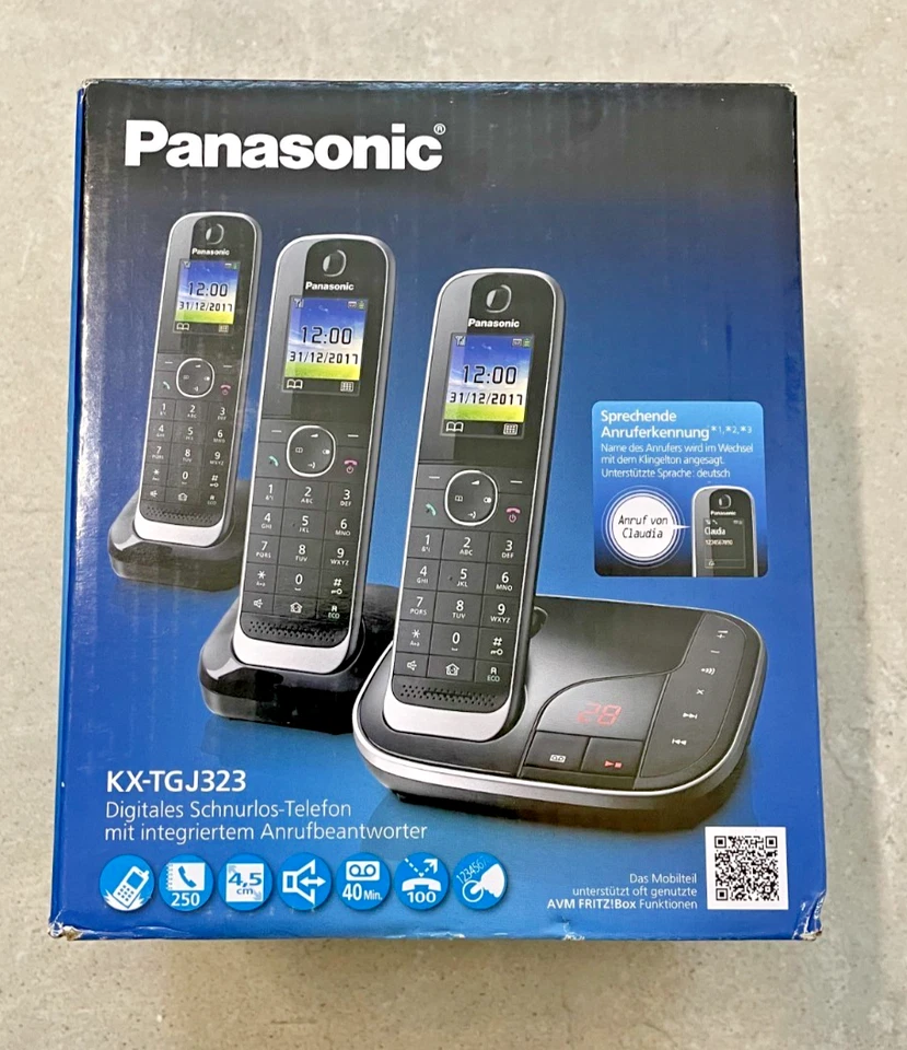Panasonic KX-TGJ323 Schnurlostelefon - Schwarz