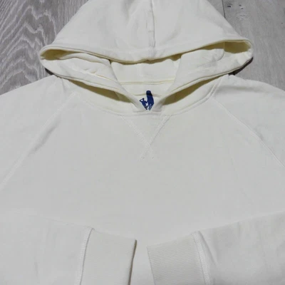 JOHNNIE-O Mens XL HENSLEY HOODIE IVORY CREAM PULLOVER TERRY GOLF STRETCH - Image 1 of 4