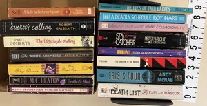 British Mysteries PB Lot of 15 Rhys Bowen, Annie Dalton, Paul Doherty, Roy Hart - Picture 1 of 5