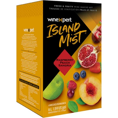 Winexpert Island Mist Raspberry Peach Sangria Wine Kit - Image 1 of 4