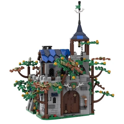 ZITIANYOUBUILD Modular Outpost Castle Forest Hinged Building 1190 PCS MOC-185913 - Image 1 of 4