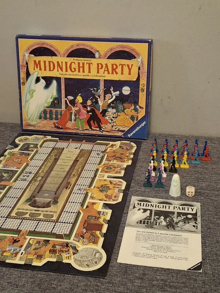 Ravensburger Midnight Party Board Game 1989 Wolfgang Kramer 100% Complete VGC  - Image 1 of 4