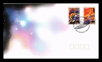 Dr Jim Stamps Australia Lugar de Lanzamiento Vic 3139 Espacio 2v Set Primer Día Cubierta Foto 1 de 2