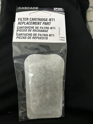 Penn-Plax Replacement Filter Media Cartridge for NuWave Betta 1-Pack, White - Image 1 of 2