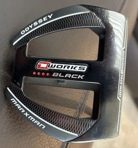 ODYSSEY O WORKS BLACK MARXMAN PUTTER 34.5” RH GOLF PRIDE JUMBO GRIP - Picture 1 of 13