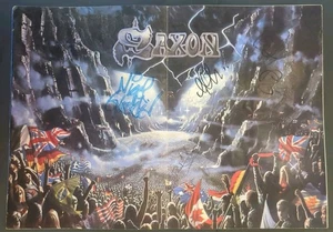 Saxon Signed 1986/87 'Rock The Nations' Tour Programme - Bild 1 von 16