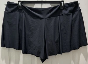 New!TimeAndTru Black Stretch Pull-On Flowy Swimwear Shorts. Size 2X(20W-22W). - Picture 1 of 4