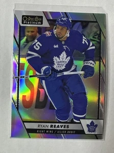 2023-24 O-Pee-Chee Platinum Rainbow SSP Ryan Reaves #199 Toronto Maple Leafs - Picture 1 of 2