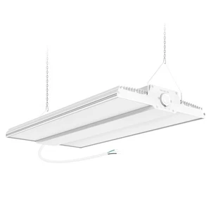 CCT Adjustable 4500K/5000K/5700K Linear High Bay Light LED Warehouse Shop Lamp - Picture 1 of 21
