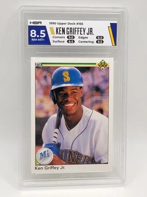 1990 Upper Deck - #156 Ken Griffey Jr HGA 8.5 - Image 1 of 2