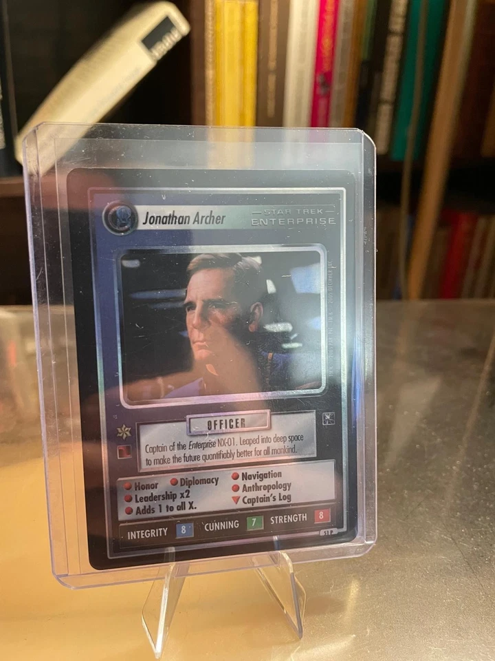 Star Trek CCG EnterpriseCollection #51P JONATHAN ARCHER   *ULTRARARE-FOIL* - Bild 1 von 1