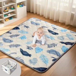 Baby Play Mats for Floor, 50x50 Playpen Mat, Thicken Cushioning Padding Foam ... - Picture 1 of 7