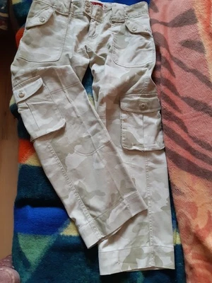 CARGO-HOSE Gr.42-- Beige-Töne -- Baggy-Camouflage-Vintage--Neuwertig! - Bild 1 von 4