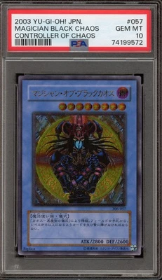 Yu-Gi-Oh! Magician Black Chaos Controller/Chaos JPN Ultimate Rare 306-057 PSA 10 - Image 1 of 2