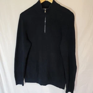 Nigel Hall Maglione Pullover Uomo Blu Scuro/Navy M Medium Cotone - Foto 1 di 13