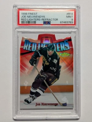 1998 Topps Finest Red Lighters Joe Nieuwendyk Refractor #R14 PSA 9 - Image 1 of 2