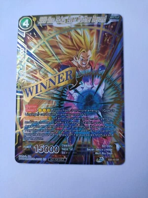 EB1-43 SS3 Son Goku, Even Further Beyond Winner Dragon Ball Super Card carte TCG - Photo 1/4