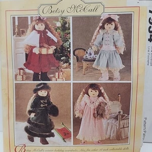 McCall's 7934 OOP Betsy McCall bambola modello guardaroba invernale cappotto manicotto - Foto 1 di 5