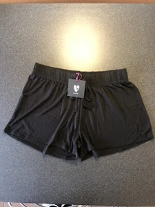 New With Tags VERY Black Pyjama Shorts Loungewear Nightwear Pyjamas Size 8 - Picture 1 of 5