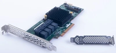 Modo HBA Adaptec ASR-71605 6 GB SAS/SATA UnRaid ambos soportes Foto 1 de 3