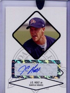 2004 J.C. Holt Autograph Rookie Mint BLACK Auto RC #/25