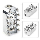 For Harley Universal Anti-Skid Gear Brake Shift Peg Pedals Mx Style Chrome