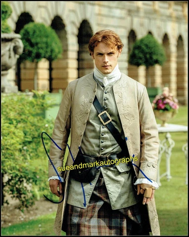 Sam Heughan Jamie Fraser Outlander Signed Autograph UACC RD 96 Cover
