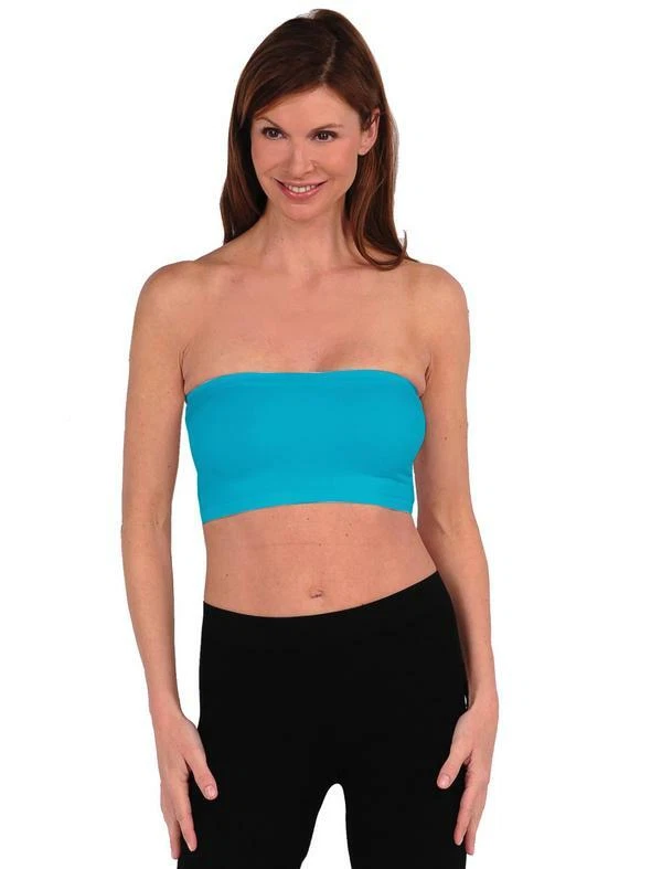 Tees by Tina Bandeau NWT Cabana Blue FREE FAST SHIPPING - Image 1 of 1