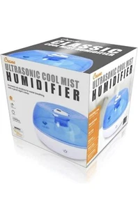 Crane EE-5951 0.2 Gal. Ultrasonic Cool Mist Humidifier - Blue and White - Picture 1 of 13