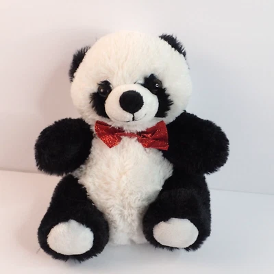 Dan Dee Collector's Choice Panda Bear With Red Bow Tie Plush Stuffed Animal 9" - Image 1 of 4