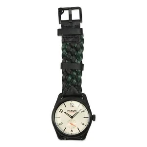 Reloj Nixon C39 Cuero Tejido Selva Negra OS Nuevo - Imagen 1 de 2